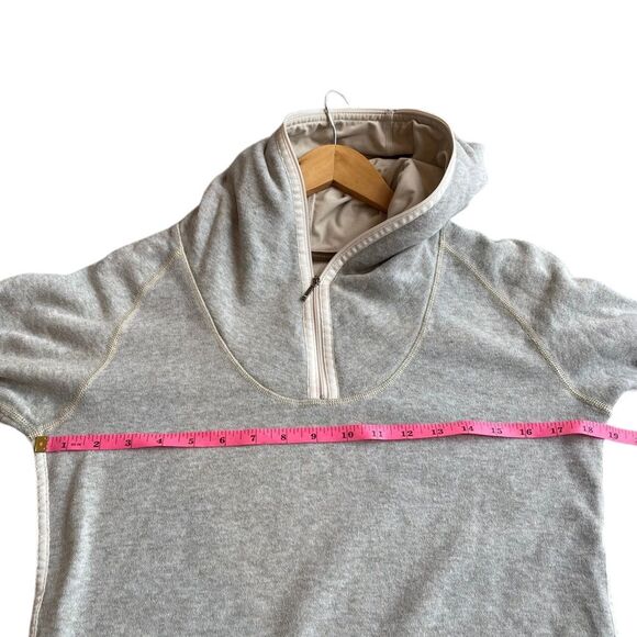Kuhl Kashmira ¼ Zip Pullover Hoodie Size S Oatmeal‎ Gray Fleece Lined - Picture 8 of 8
